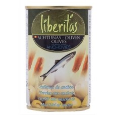 ACEITUNAS VERDES R DE ANCHOAS LIBERITAS 314 GRS