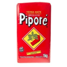 YERBA MATE ROJA CON PALO TRAD. PIPORE 1 KG