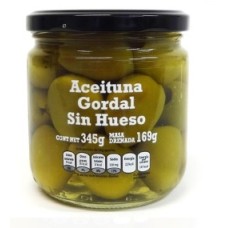 ACEITUNA LOSADA GORDAL SIN HUESO 345 GRS