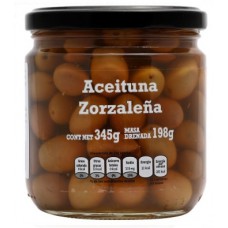 ACEITUNA LOSADA ZORZALEÑA CON HUESO 345 GRS