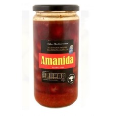 ACEITUNA NEGRA KALAMATA CON HUESO AMANIDA PZA